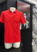 Playera Polo Hugo Boss Original Roja / Manga Corta