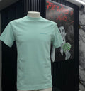 ⁠Playera Lacoste Original Verde Menta / Cuello Redondo talla S
