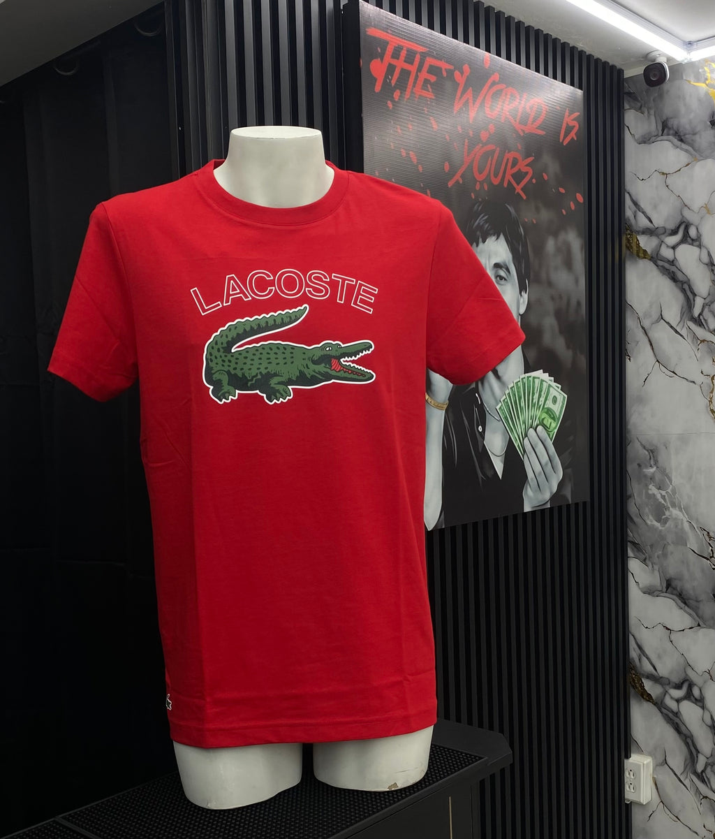 Playera Polo Lacoste Roja Original / Estilo Clásico talla M