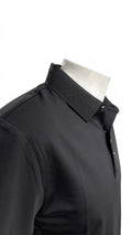 Polo Premium PAVINI – Edición Texturizada (Negro Élite)