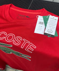 Playera Polo Lacoste Roja Original / Estilo Clásico talla M