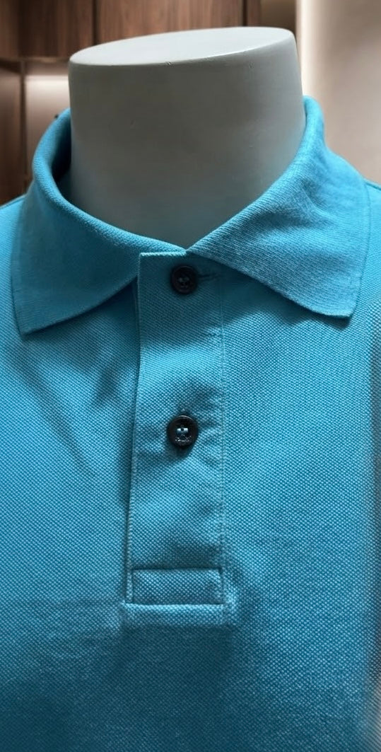 Playera Polo Hugo Boss Celeste / Azul Claro talla XL