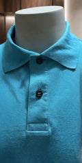 Playera Polo Hugo Boss Celeste / Azul Claro talla XL