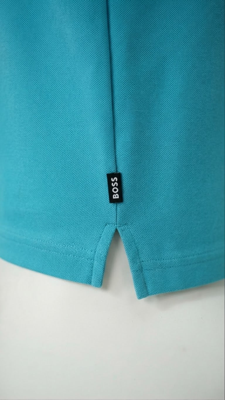 Playera Polo Hugo Boss Celeste / Azul Claro talla XL